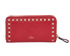 Valentino Zip Around Rockstud Continental Wallet, back view
